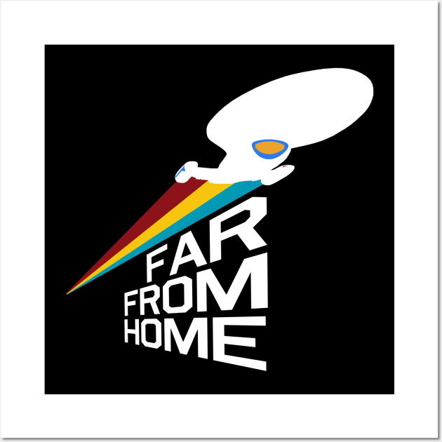 Voyager Far From Home Wall Art by PopCultureShirts